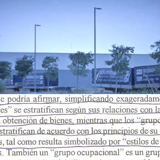 Frame del video “La ficción laboral. Amianto en El Prat” Video digital. 37’09 min. 00/05+P.A. Barcelona 2017